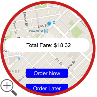 Taxi App on fleet management software